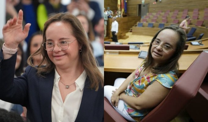A politician with Down syndrome was elected to the Spanish Parliament (5 photos)