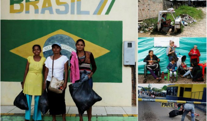 Венесуэльцы массово покидают страну (31 фото)