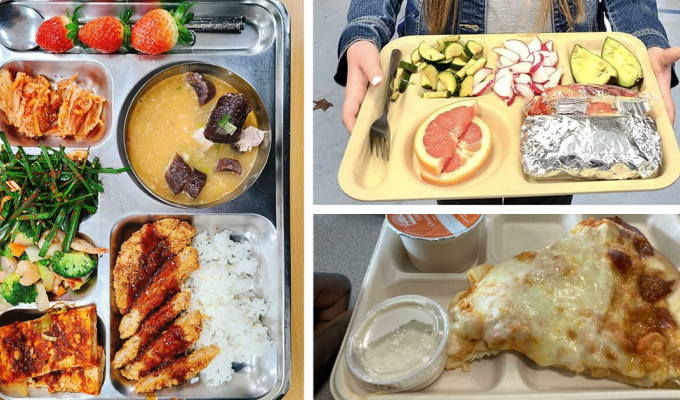 30 фотографий школьных обедов со всего мира (31 фото)
