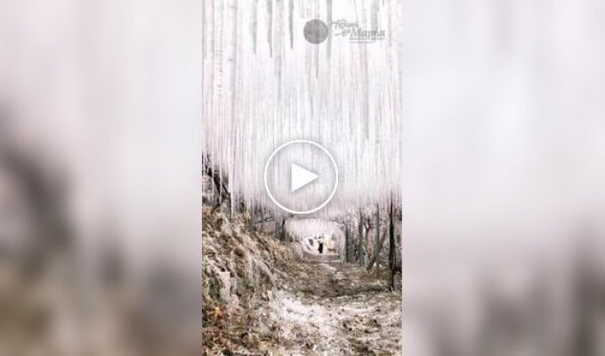 В Китае туристы массово ходят по самому опасному зимнему маршруту