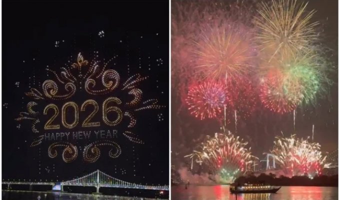 Как праздновали Новый год в разных городах и странах (1 фото + 14 видео)