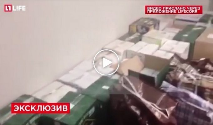 Опубликовано видео денег, изъятых у полковника Дмитрия Захарченко