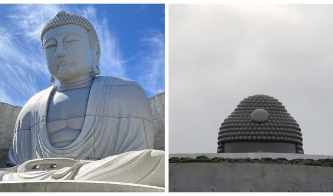 Будда, рождающийся из цветов: архитектурное чудо на Хоккайдо (12 фото + 1 видео)