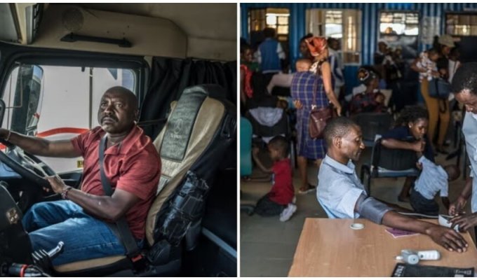 У Кенії для далекобійників відкрили медичні пункти, щоб змусити їх лікуватися (3 фото)