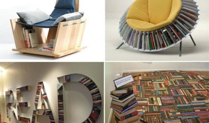 Мебель для тех, кто любит читать (11 фото)