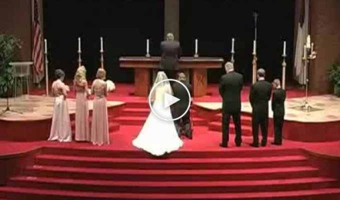 Неудачный свидетель на свадьбе