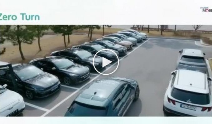 Hyundai Ioniq 5 с системой e-Corner: посмотрите, как он паркуется