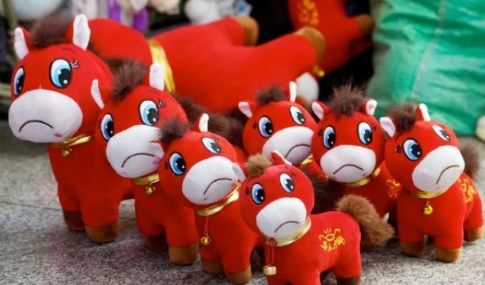 Недовольный символ Китайского Нового года (3 фото)