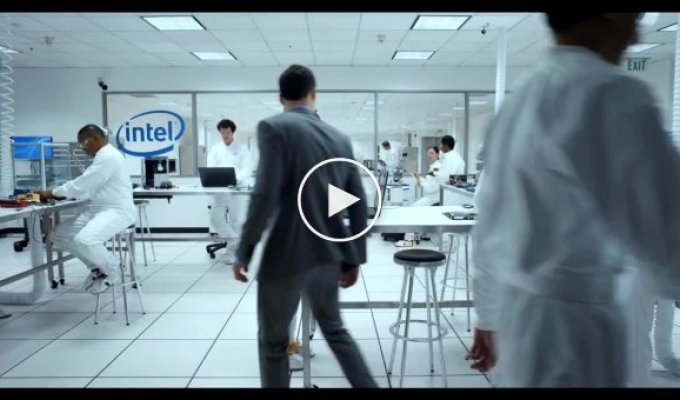 Забавная реклама от Intel (english)