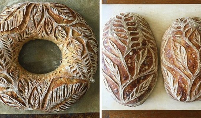Пекарь покоряет Инстаграм дизайнерским домашним хлебом (21 фото)