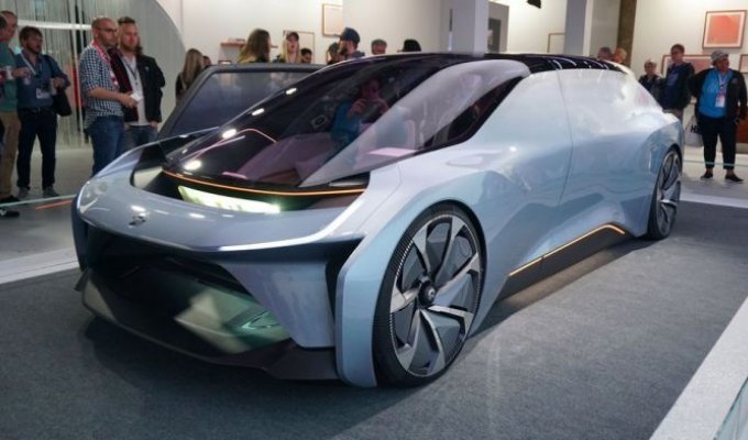 Китайцы показали концепт электромобиля будущего NIO EVE (8 фото)