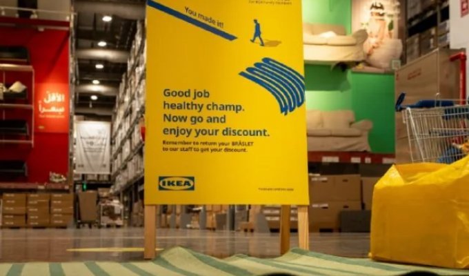IKEA in Saudi Arabia has begun offering discounts for in-store purchases (2 photos)