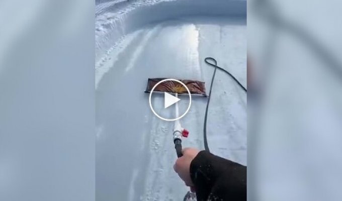 Канадская швабра для того чтобы сделать лед для катка