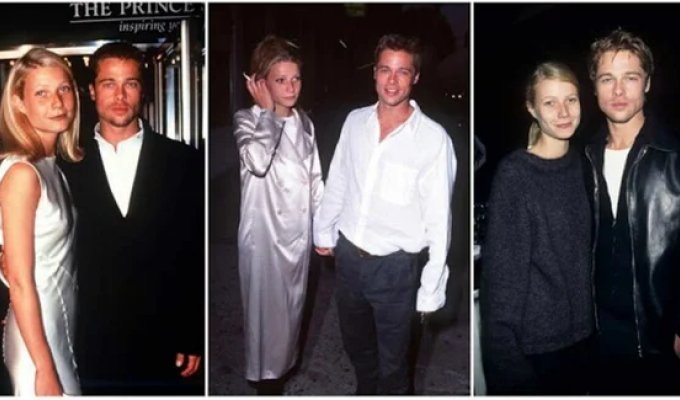 20 Photos of Brad Pitt and Gwyneth Paltrow, Young and Head Over Heels in Love (21 photos)