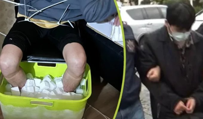 A Taiwanese Man Kept His Feet In Dry Ice For 10 Hours Until They Got Frostbite To Deceive The Insurance Company (6 photos)