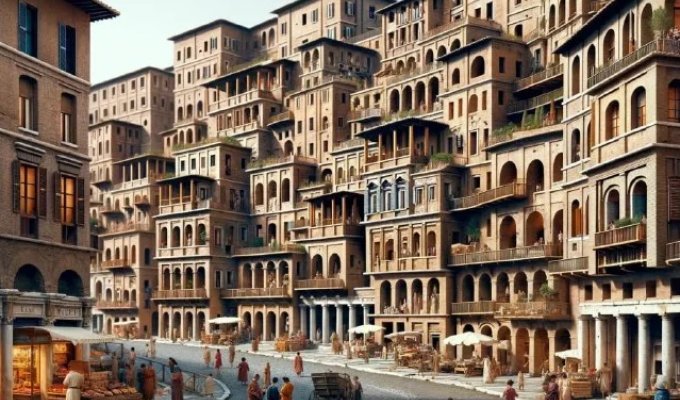 Slums in the clouds: How ancient Roman developers made millions on deadly high-rises (3 photos)