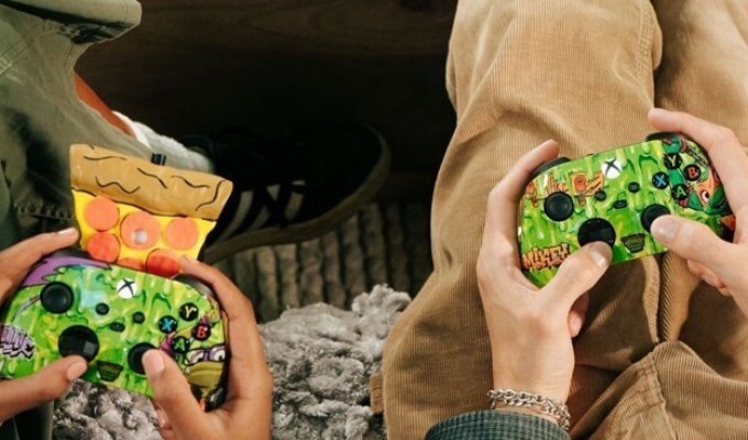 Microsoft made Xbox controllers with the smell of pizza (4 photos)