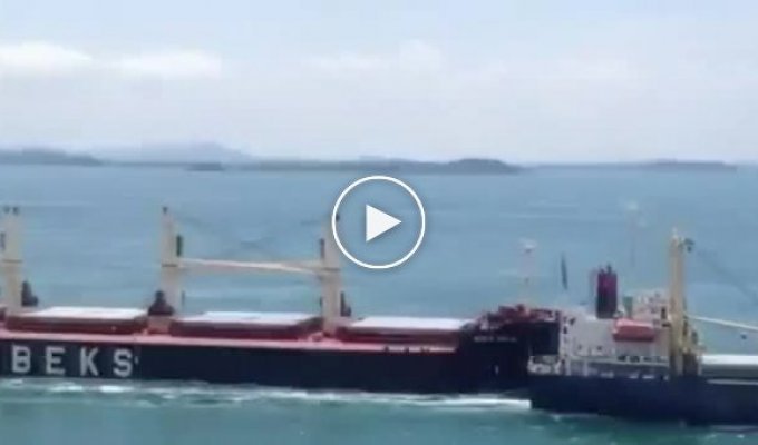 Турецкий и Вьетнамский корабли развлекаются в море