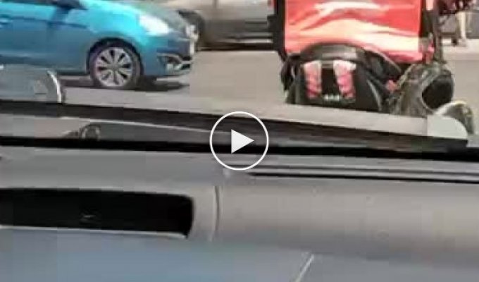 Неожиданная авария на дороге в Мексике