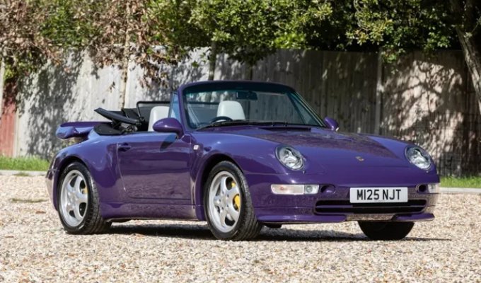 Редчайший кабриолет Porsche 911 Turbo (993) пустят с молотка (39 фото)