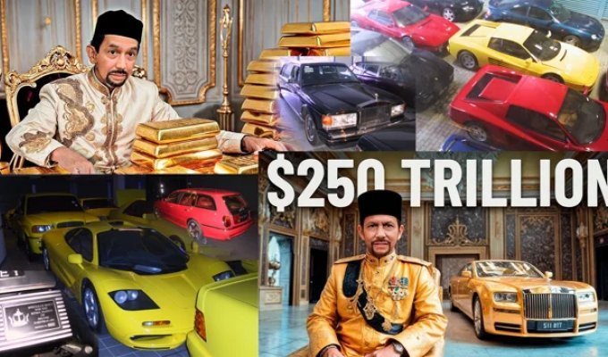 Photos of previously unseen exclusive cars of the Sultan of Brunei were leaked online (448 photos)