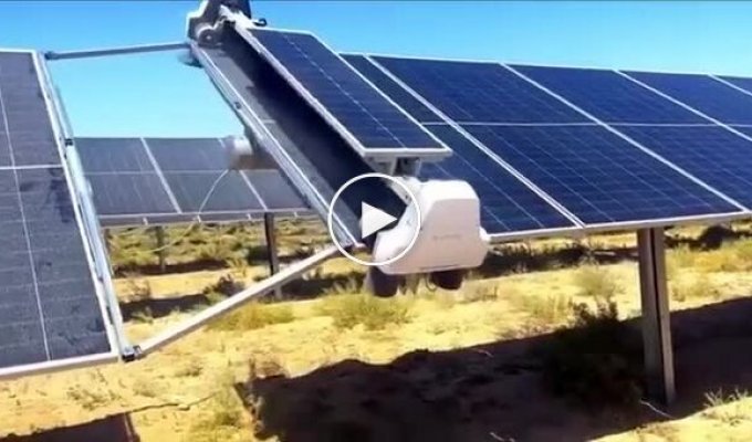 Как почистсить солнечные панели