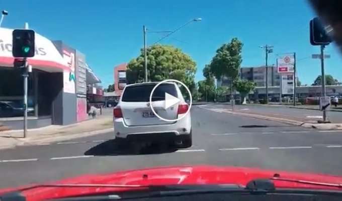 Водитель предупредил пешехода об опасности 