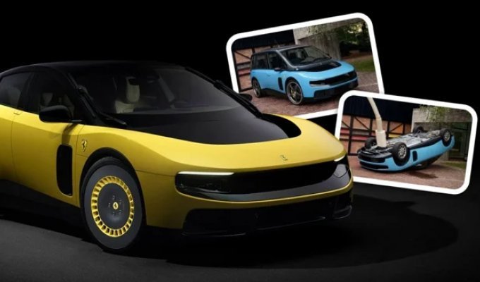 Ferrari's First Electric Car Becomes the Hero of Memes and the Object of Criticism (32 photos)