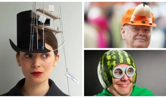 30 unusual and absurd headdresses (31 photos)