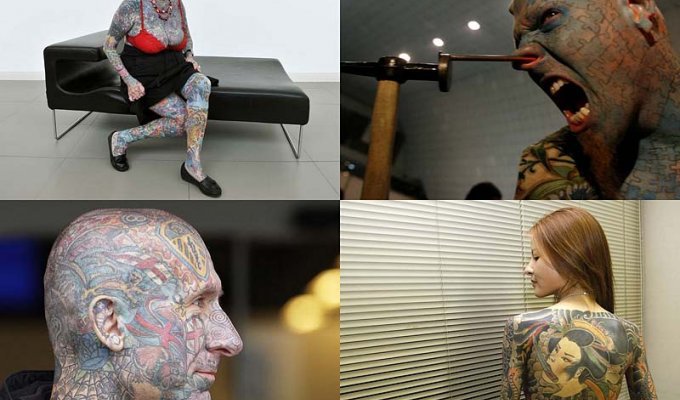Невероятные татуировки (18 фото)