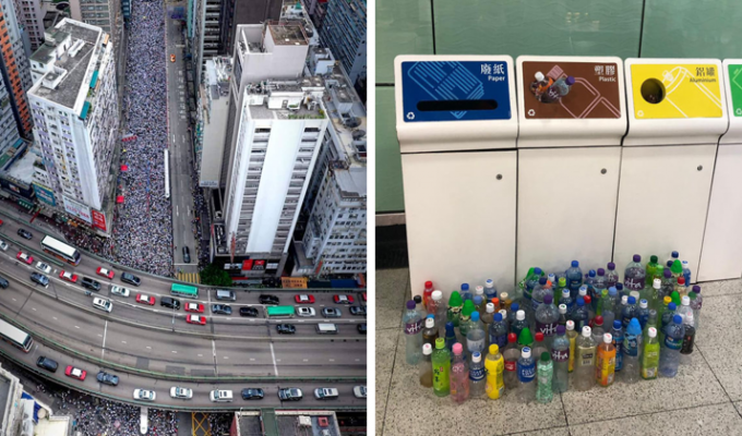 Гонконг показал, как выглядит образцовый народный протест (16 фото)