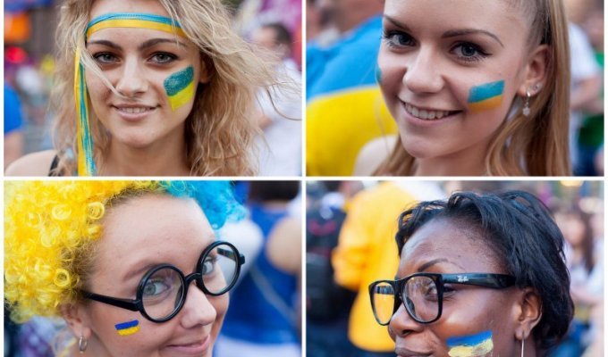 Болельщицы на матче Украина-Швеция (28 фото)