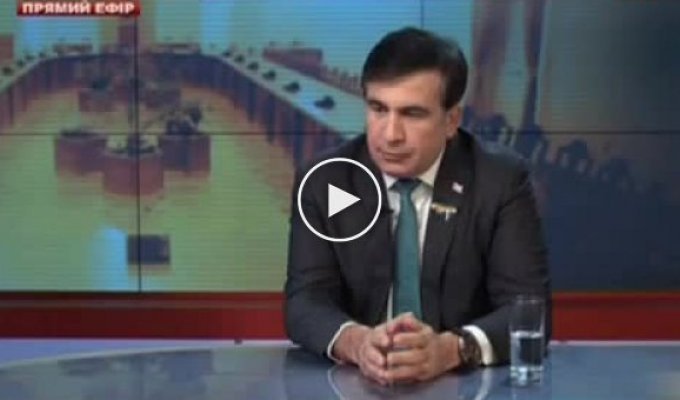 Михаил Саакашвили в эфире ТВ 24
