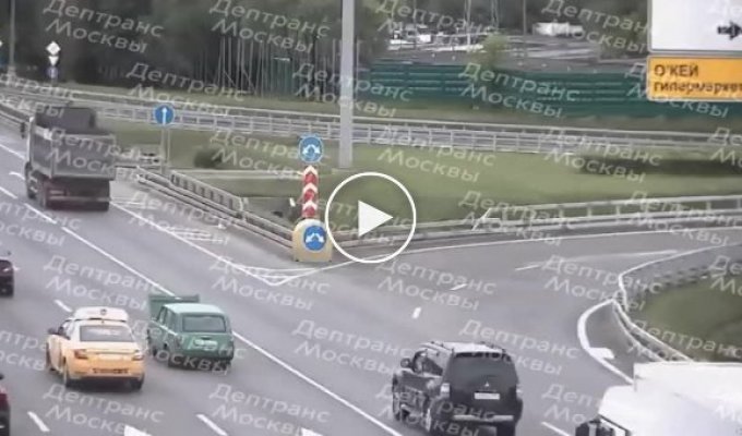 Stop on the Moscow Ring Road almost led to tragedy