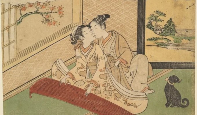 Удивительные интимные традиции старой Японии (8 фото)