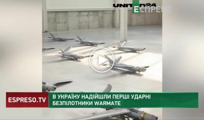 В Украину поступили первые ударные беспилотники WARMATE