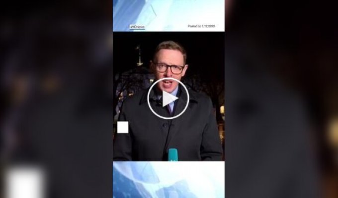 A journalist caught falling equipment on live television