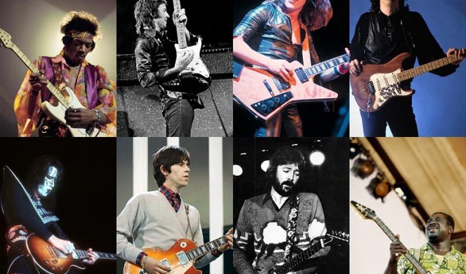 Самые ценные гитары рок-н-ролла (10 фото)