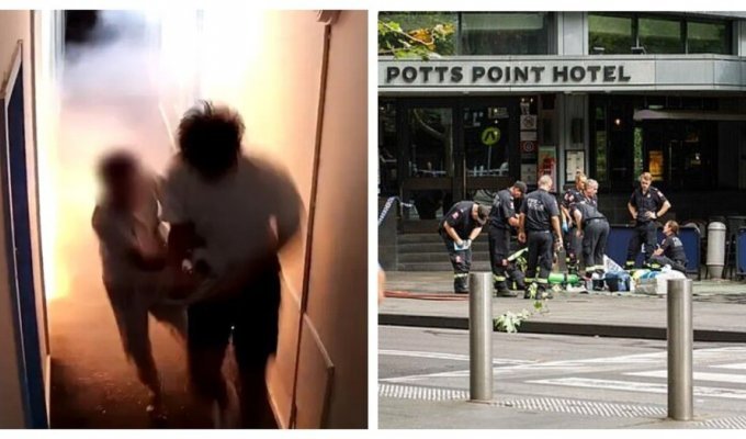 In an Australian hostel, an electric scooter almost killed tourists (8 photos + 1 video)