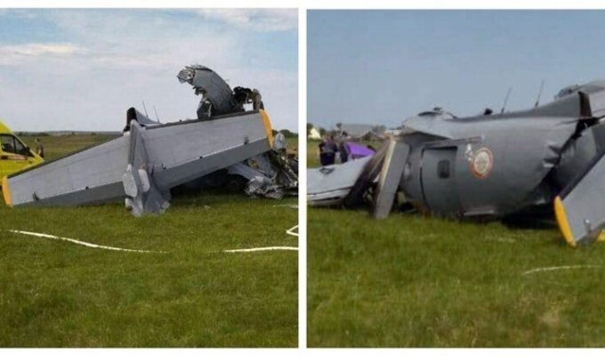 Самолёт c парашютистами разбился в Кемеровской области (5 фото + 1 видео)
