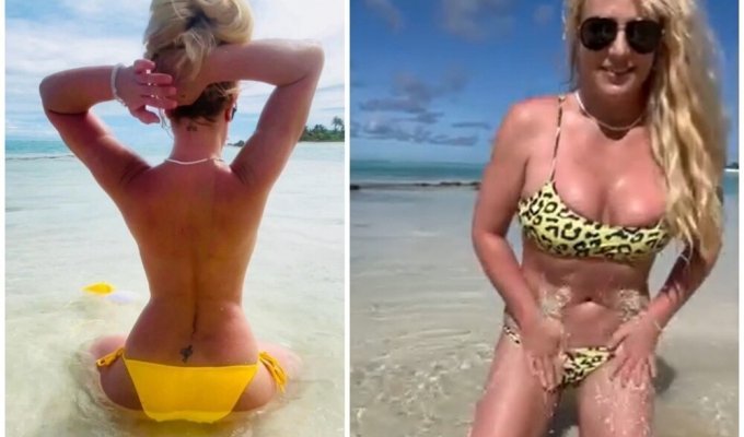 Got ahead of the curve: Britney Spears published candid photos before someone else did (3 photos + 1 video)