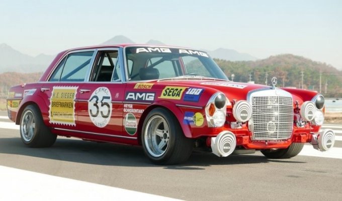 В Германии собирают реплики легендарной «Красной свиньи» Mercedes-Benz 300 SEL 6.3 AMG (13 фото)