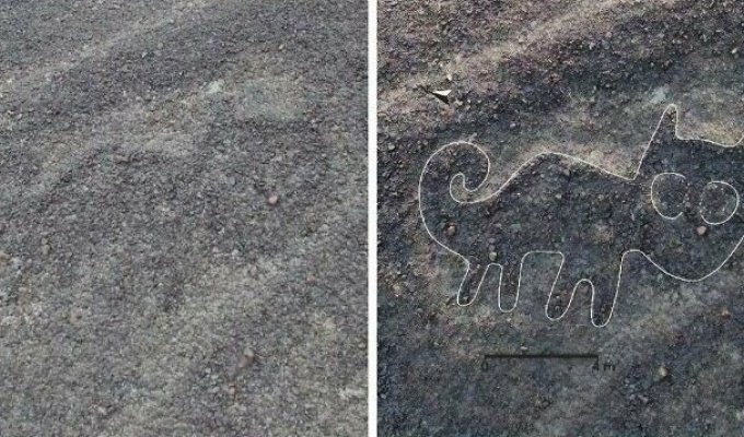 Более 140 древних геоглифов были найдены в песках Перу (12 фото + 1 видео)