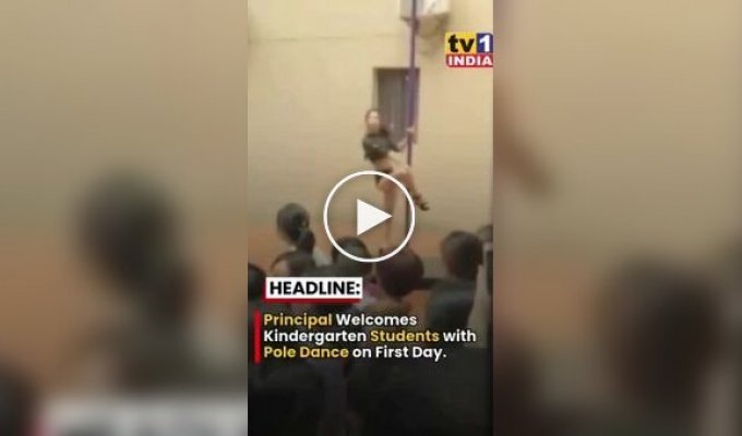 A Stripper Performs at a Party in a Chinese Kindergarten