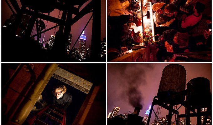 Хипстерское гнездо – тайный бар на Манхэттене (17 фото)