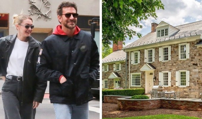 Bradley Cooper bought a house for $6.5 million next to Gigi Hadid's family ranch (8 photos)