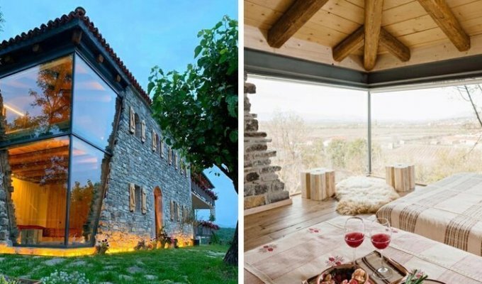 В Албании есть невероятный дом с углом из стекла: что он из себя представляет и как выглядит внутри (15 фото)