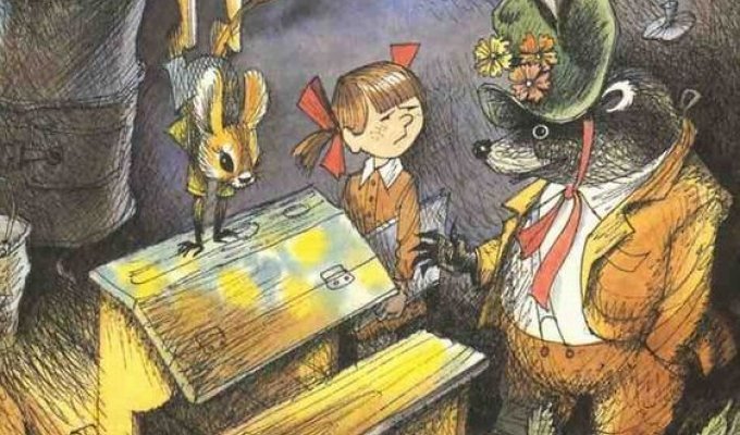 Советские иллюстрации детских книжек