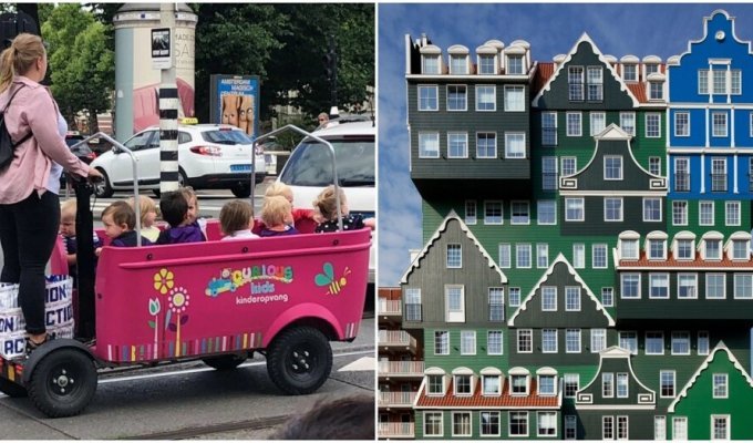 Features of life in Amsterdam, incomprehensible to residents of other countries (17 photos)