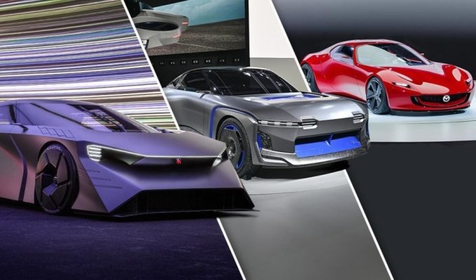 Sports cars of the future presented at the Tokyo Japan Mobility Show (39 photos)